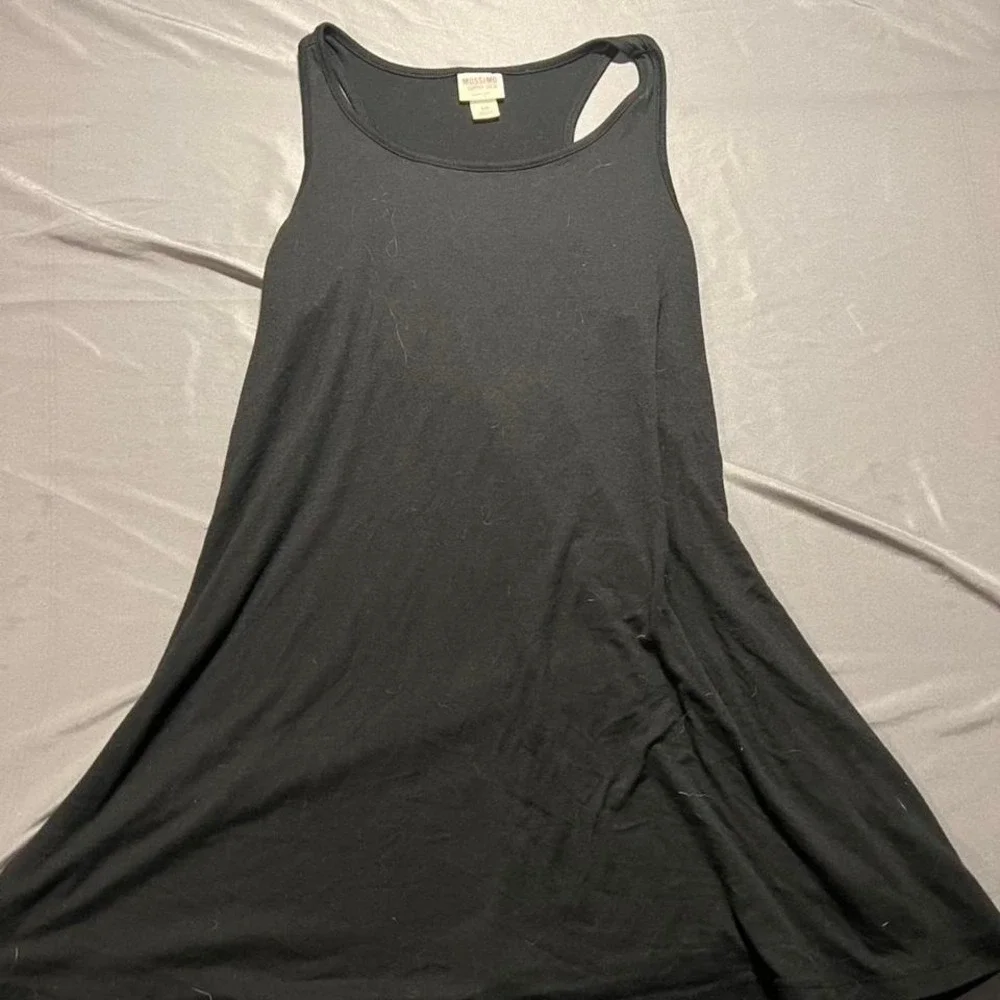Mossimo Supply‎ Co Womens Small Black Racerback Tank Top Solid Cotton Blend S